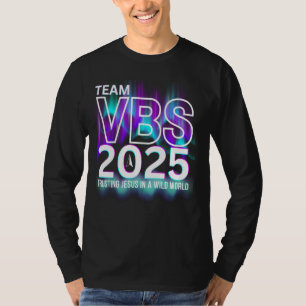 Team VBS 2025 Northern Lights Crew Fun Vacation Bi T-Shirt
