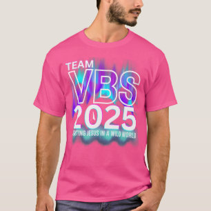 Team Vbs 2025 Northern Lights Crew Fun Vacation Bi T-Shirt