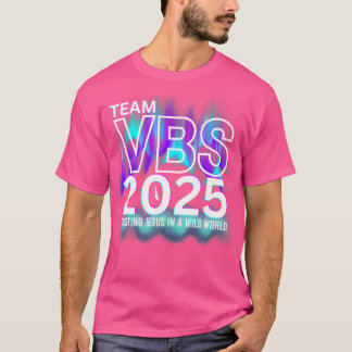 Team Vbs 2025 Northern Lights Crew Fun Vacation Bi T-Shirt