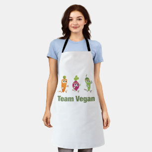 Team Vegan Adult Apron