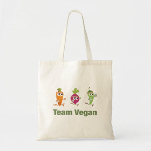 Team Vegan Tote Bag