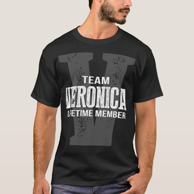 Team Veronica Lifetime Member T-Shirt (Front)
