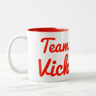 Team Vick Two-Tone Coffee Mug