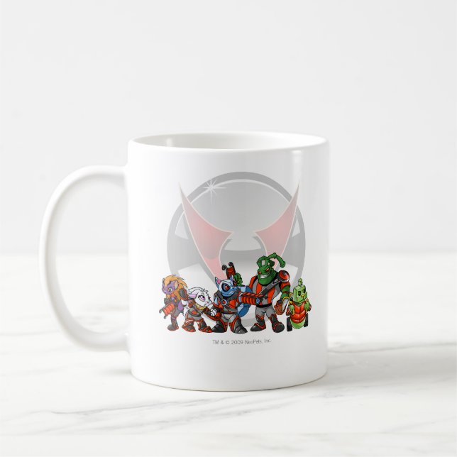 Team Virtupets Space Station Group Coffee Mug (Left)