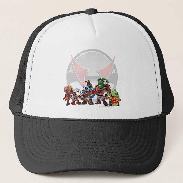 Team Virtupets Space Station Group Trucker Hat (Front)