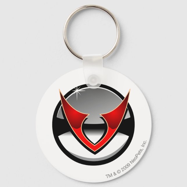 Team Virtupets Space Station Logo Key Ring (Front)