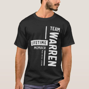 Team Warren Lifetime Member Funny Name Warren T-Shirt