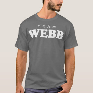 Team Webb Personalised Surname Bride Groom Family  T-Shirt