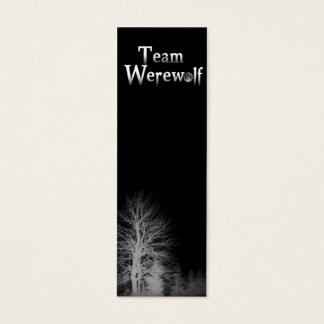 Team Werewolf Skinny Bookmark