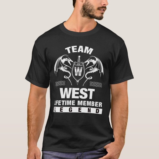Team WEST - Lifetime Member T-Shirt (Front)