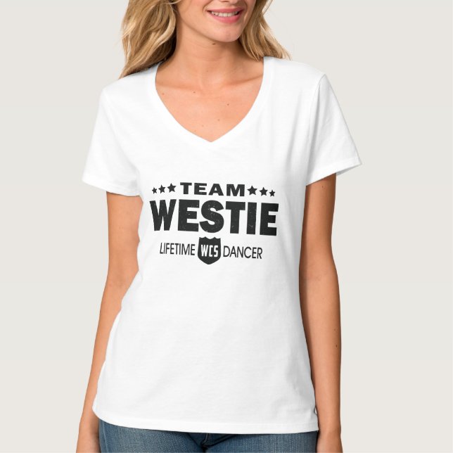 Team Westie - Lifetime WCS Dancer T-Shirt (Front)