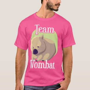 Team Womba Wombat Fan Club Funny Wombat Lover T-Shirt