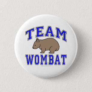 Team Wombat II 6 Cm Round Badge