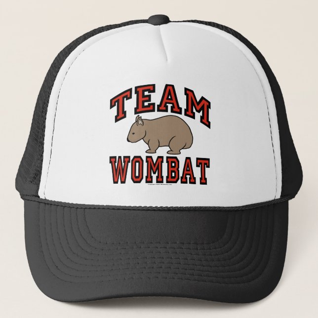 Team Wombat III Trucker Hat (Front)