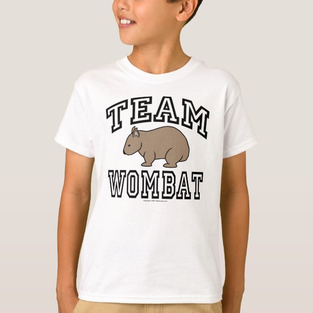 Team Wombat T-Shirt (Front)