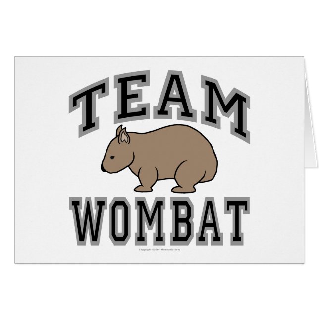 Team Wombat V (Front Horizontal)
