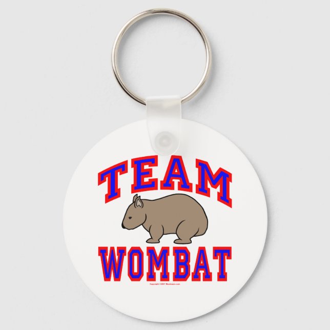 Team Wombat VI Key Ring (Front)