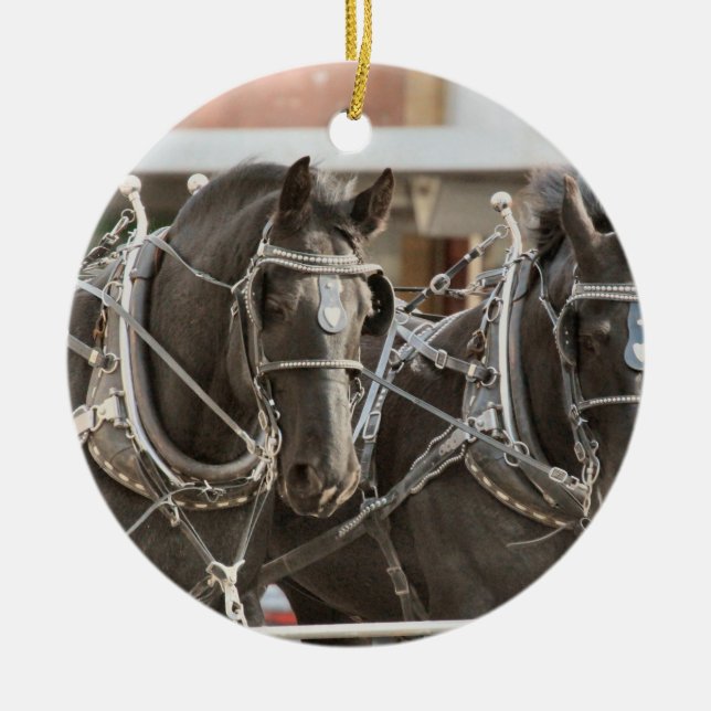 Team work ceramic tree decoration (Front)