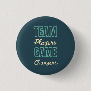 Team Work Inspirational Corporate Staff Office 3 Cm Round Badge