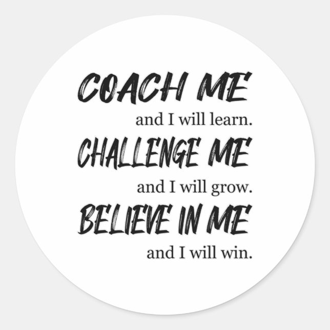 Team Work Spirit Job Awesome Team Player Gift Classic Round Sticker (Front)