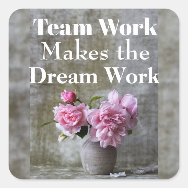 Team Work Sticker (Front)