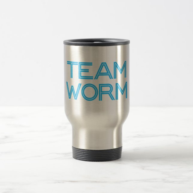 Team Worm Stainless Mug (Center)