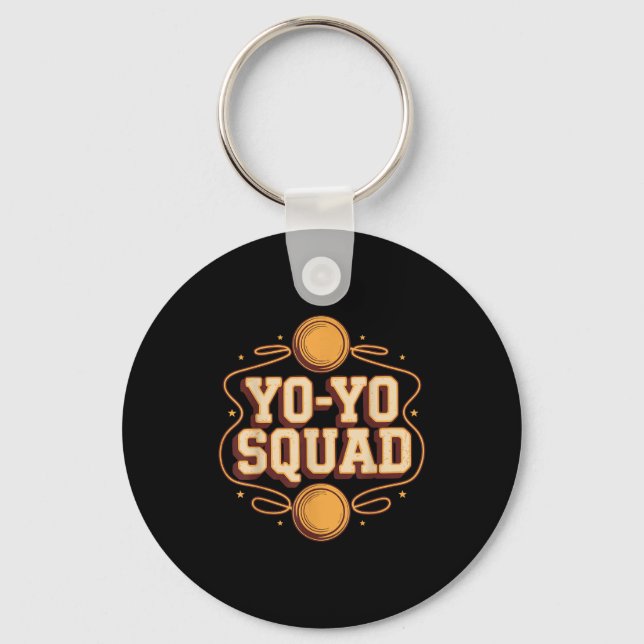 Team Yoyo Player Squad Yo-yo  Key Ring (Front)