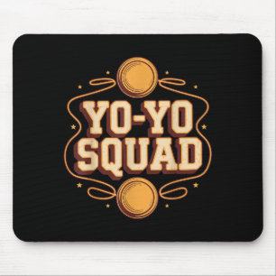 Team Yoyo Player Squad Yo-yo Mouse Pad