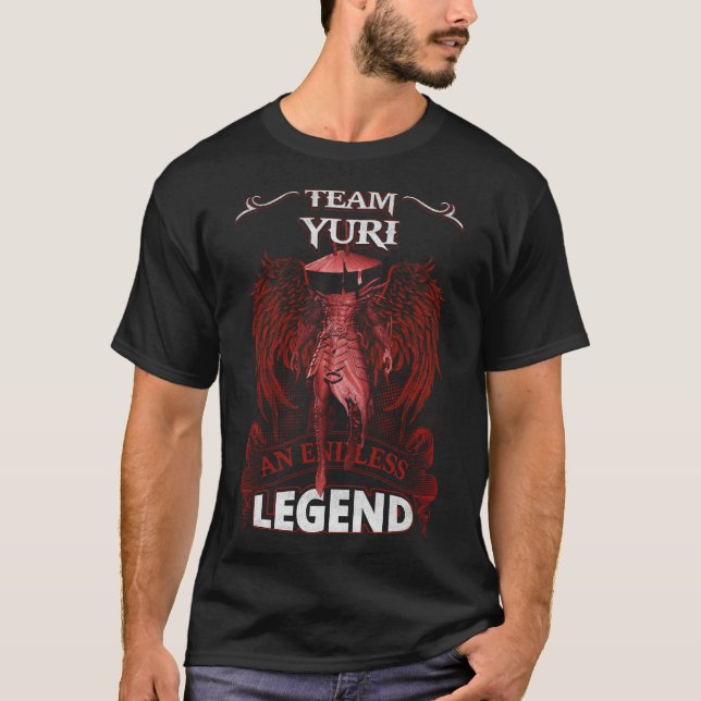 Team YURI - An Endless LEGEND T-Shirt (Front)