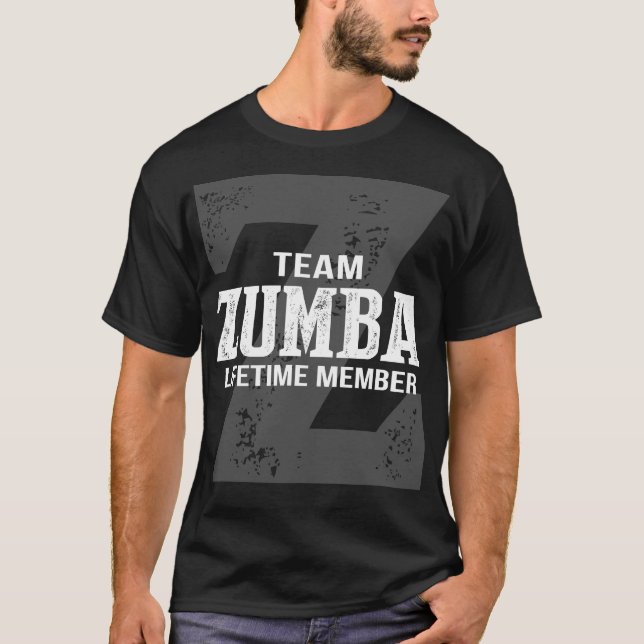 Team ZUMBA Lifetime Member T-Shirt (Front)