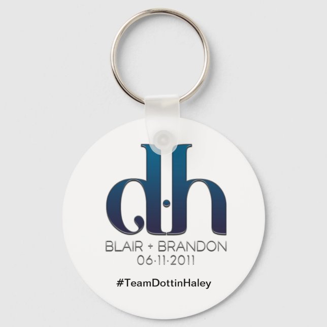 #TeamDottinHaley Keychain (Front)