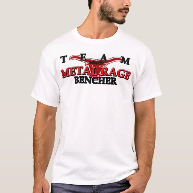 teammetalragebencher T-Shirt (Front)