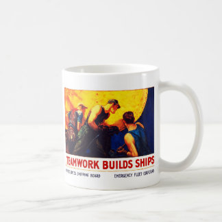 Teamwork Builds Ships Coffee Mug