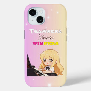 Teamwork creates winners 2 iPhone 15 case