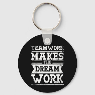 Teamwork Makes The Dream Work Design For A Lacross Key Ring