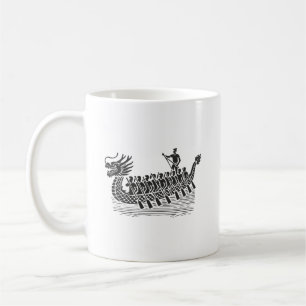 Teamwork Makes the Stream Work, Dragon Boat Racing Coffee Mug