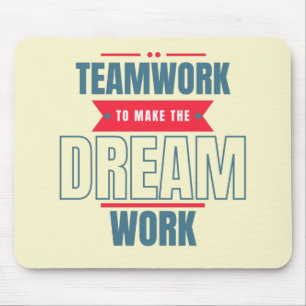 Teamwork Motivational Office Supplies Gifts Mouse Pad
