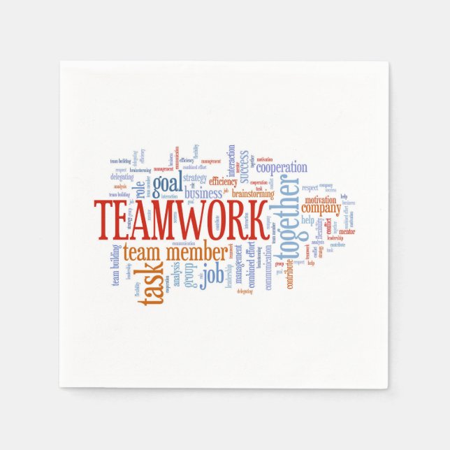 TEAMWORK NAPKIN (Front)