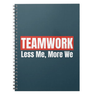 Teamwork Office Business Corporate Coworker Gift Notebook