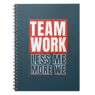Teamwork Office Business Corporate Coworker Gift Notebook