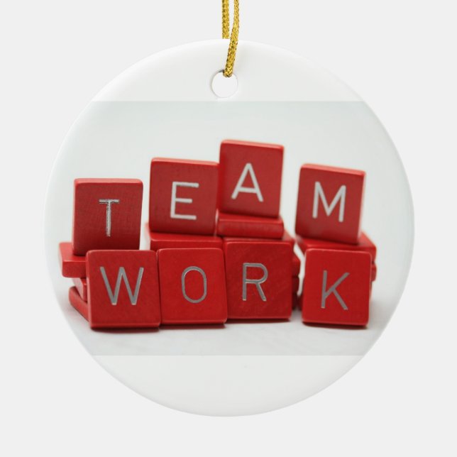 Teamwork Ornament (Front)
