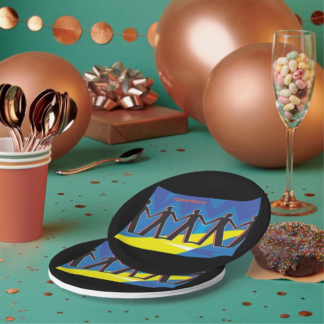 Teamwork Paper Plate (Creator Uploaded)