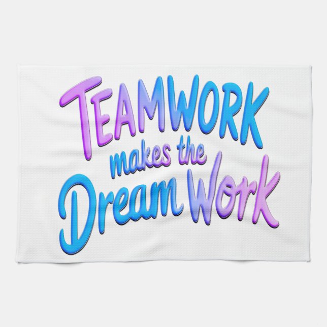Teamwork Tea Towel (Horizontal)