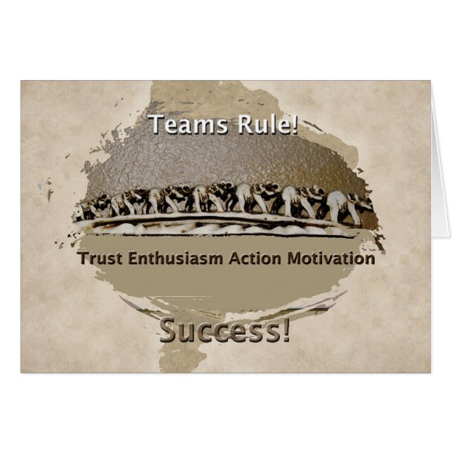 Teamwork Teams Rule (Front Horizontal)