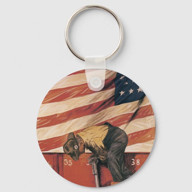 Teamwork Wins Key Ring (Front)