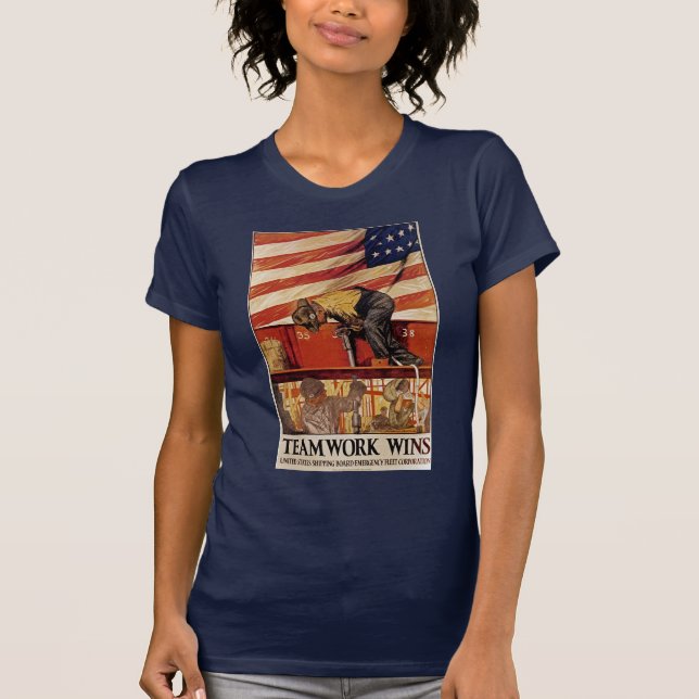 Teamwork Wins T-Shirt (Front)