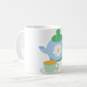 Teapot and cup