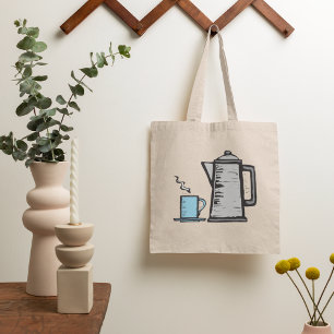 Teapot And Cup Tote Bag
