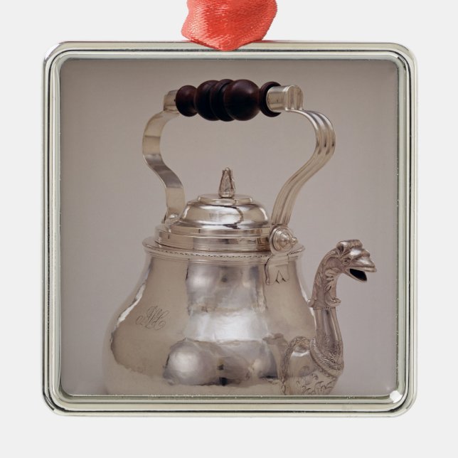 Teapot, c.1765 metal tree decoration (Front)