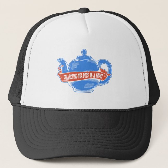 Teapot Collecting teapots Trucker Hat (Front)